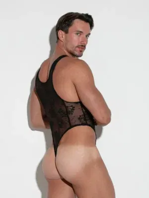 Body de encaje negro