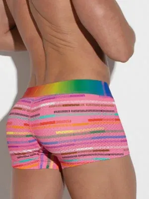 Boxer Code 22 Pride Mesh Rosa