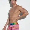 Boxer Code 22 Pride Mesh Rosa