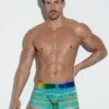 Boxer Code 22 Pride Mesh Turquesa