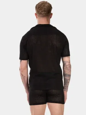 Camisa Barcode Berlin Edmond Negro