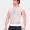 Muscle Tank Top Eldar Nude | Camiseta Sin Mangas Rejilla Barcode | XXXMadrid