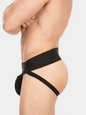 Suspensorio Barcode Berlin ROKK Negro-Amarillo