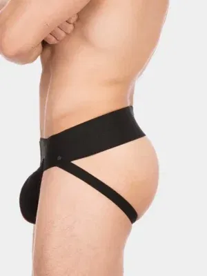 Suspensorio Barcode Berlin ROKK Negro-Rojo