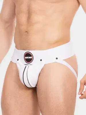 Suspensorio Barcode Berlin ROKK Blanco