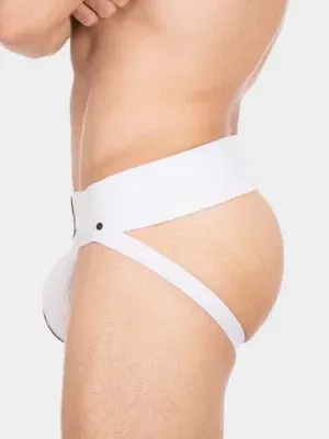 Suspensorio Barcode Berlin ROKK Blanco