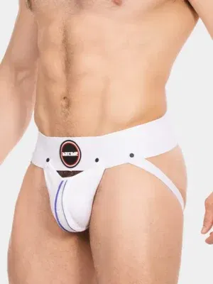 Suspensorio Barcode Berlin ROKK Blanco