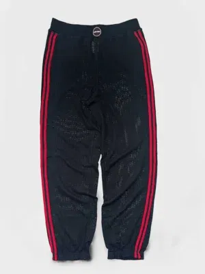 Pantalón Malla Barcode Berlin Shalvar Leo Negro-Rojo | XXXMadrid