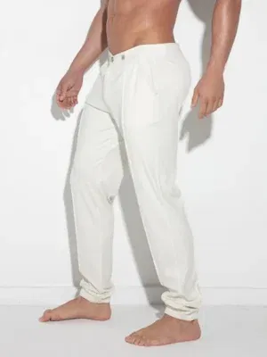 Pantalón Code 22 Sleek Cuffed Blanco