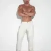 Pantalón Code 22 Sleek Cuffed Blanco