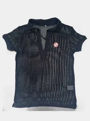 Polo Shirt Barcode Berlin Baris Negro