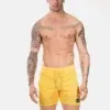 Short de Rejilla Barcode Blaise Amarillo | XXXMadrid