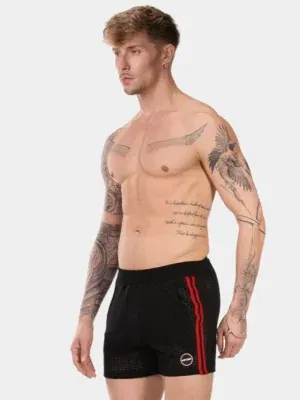 Short Jean-Pierre Negro-Rojo