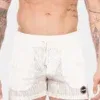 Short de Rejilla Barcode Berlin Buko Nude