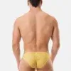 Slip Malla Barcode Berlin Riegi Amarillo – XXXMadrid