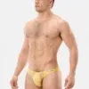 Slip Malla Barcode Berlin Riegi Amarillo – XXXMadrid