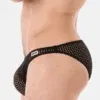 Slip Barcode Berlin Riegi Negro | Mini Slip Rejilla Sexy