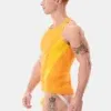 Camiseta de Tirantes Barcode Berlin Dervi Amarillo