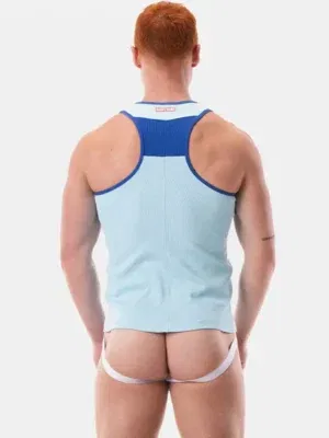 Camiseta de Tirantes Barcode Berlin Dervi Sky Blue