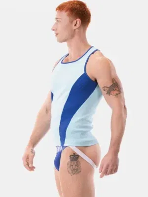 Camiseta de Tirantes Barcode Berlin Dervi Sky Blue