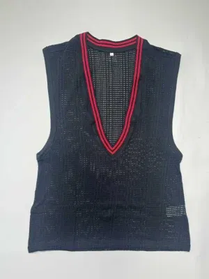 Sexy V-Neck Kevin Negro-Rojo