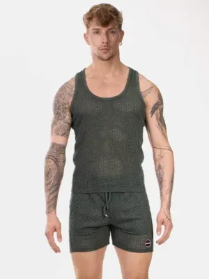 Camiseta de Verde de Rejilla | XXXMadrid