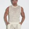 Camiseta de Tirantes Code 22 Diamond Off White