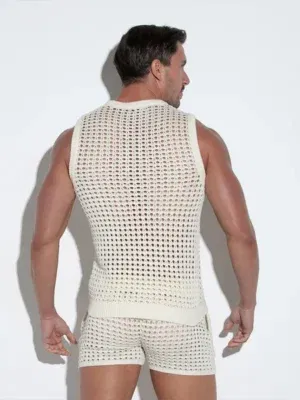 Camiseta de Tirantes Code 22 Diamond Off White