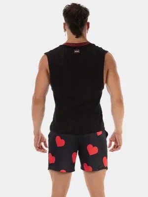 Camiseta Barcode Berlin Kevin NEgro Rojo