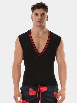 Camiseta Barcode Berlin Kevin NEgro Rojo