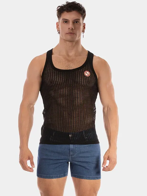 Camiseta de tirantes Barcode Berlin Smagul Negra