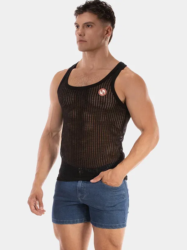 Camiseta de tirantes Barcode Berlin Smagul Negra