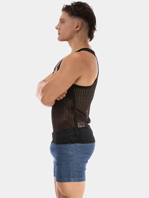 Camiseta de tirantes Barcode Berlin Smagul Negra