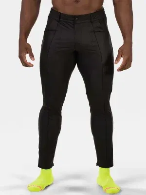 Pantalón largo efecto piel Barcode Berlin Storak