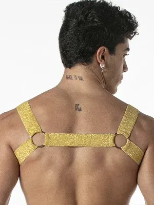 Arnés Leader White Party Gold