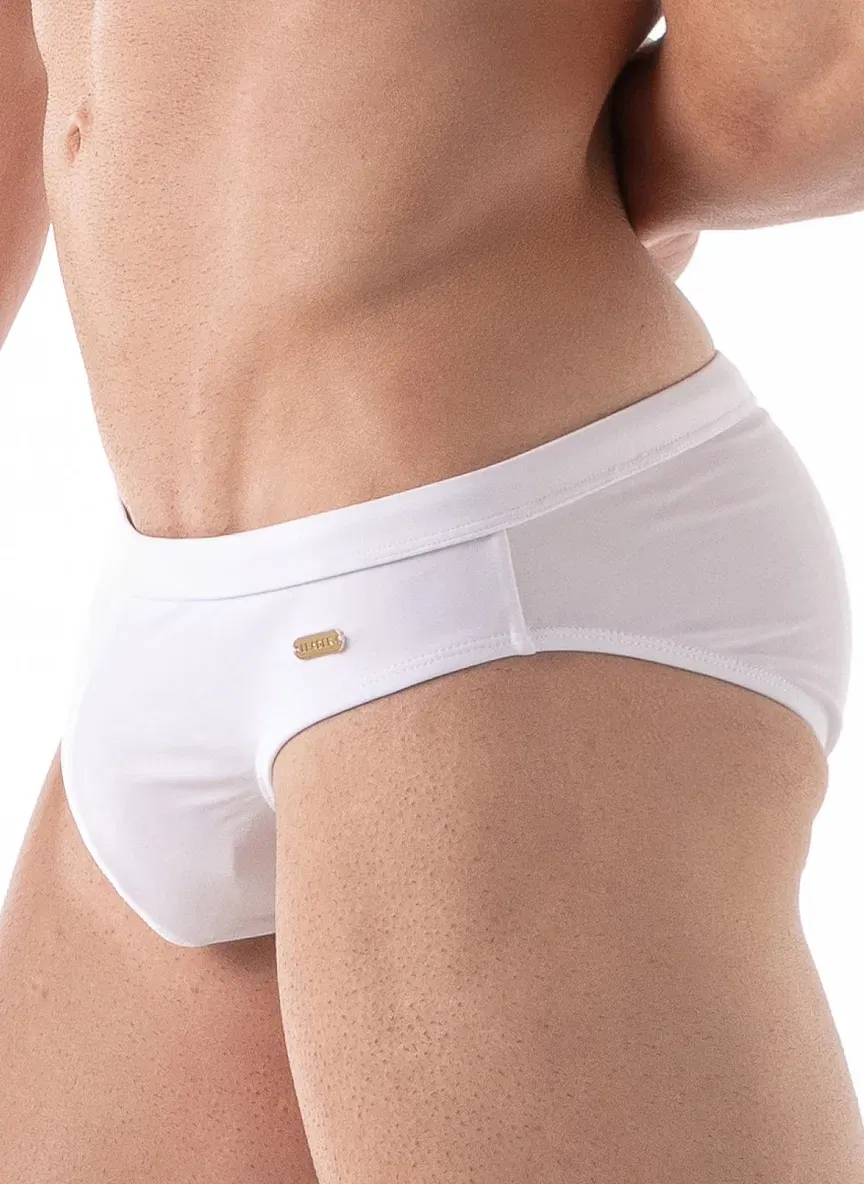 Bañador Slip Blanco Leader White Party