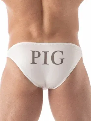 Slip Bikini Leader Id Pig Blanco