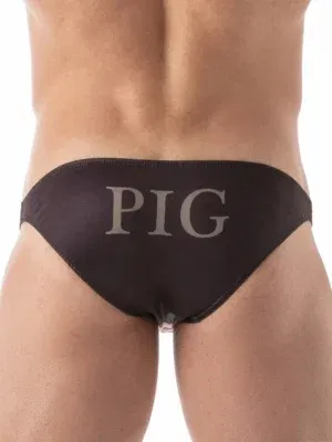 Slip Bikini Leader IdPig Negro