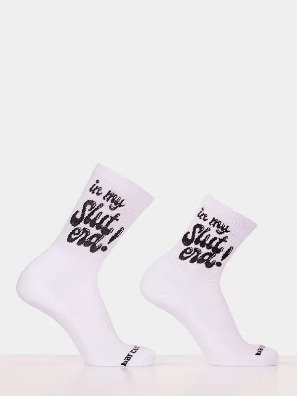 Calcetines Barcode Berlin My Slut Era Blanco