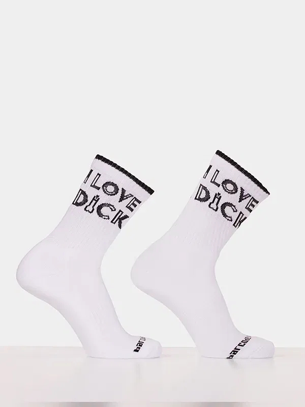 Calcetines Barcode Berlin I Love Dick Blanco