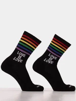 Calcetines Barcode Berlin Gym Love is Love Negro