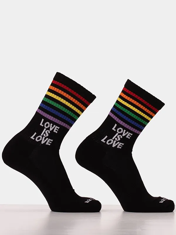Calcetines Barcode Berlin Gym Love is Love Negro