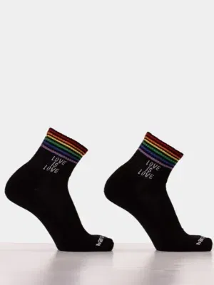 Calcetines Barcode Berlin Half Fetish Love is Love Negro