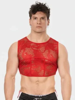 Crop Top Naif Rojo