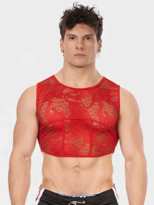 Crop Top Naif Rojo