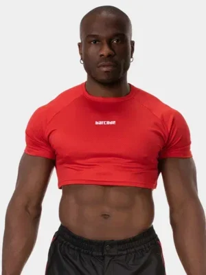 Crop Top Hombre Barcode Berlin Talon Rojo
