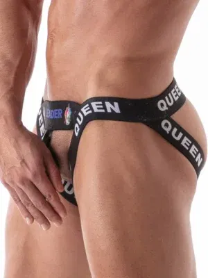 Suspensorio Con Cockring Leader Queen Negro