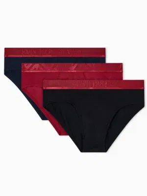 Pack 3 Slips Emporio Armani Shiny Band M5058