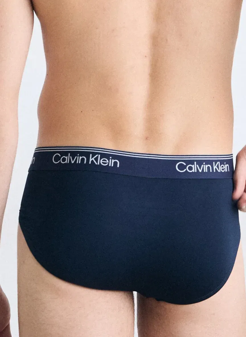 Pack 3 Slips Calvin Klein Microfibra Stretch 0AE