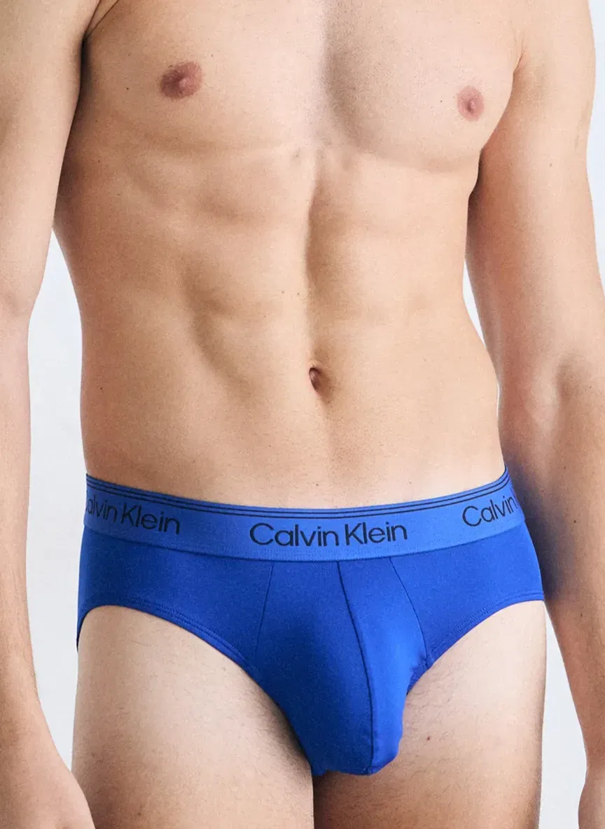 Pack 3 Slips Calvin Klein Microfibra Stretch 0AE